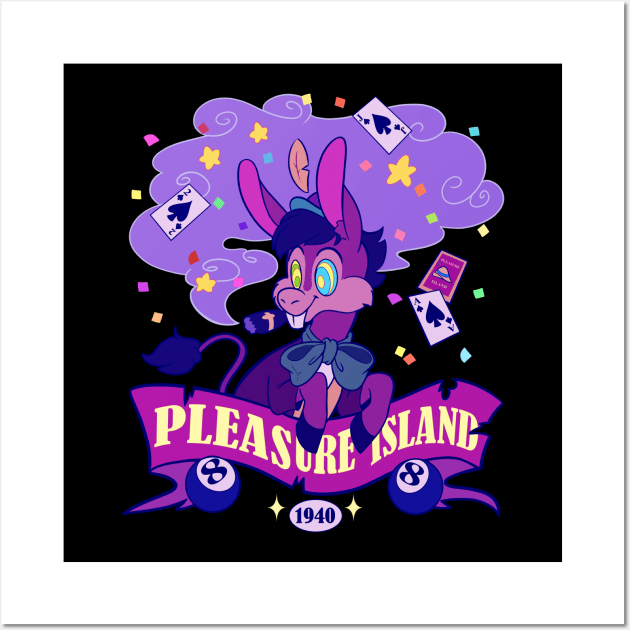 Pleasure Island (neon) Wall Art by princessmisery